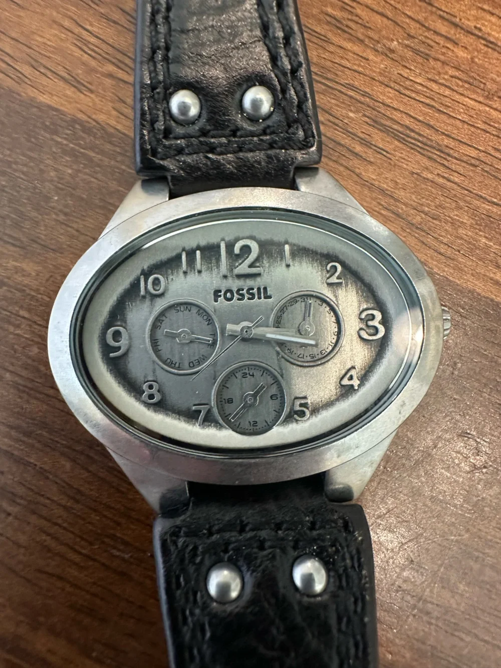 Fossil 3 Dial Chronograph Watch